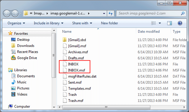 Basically, MSF file do not contain the contents of an email but it is the index of every folder of Thunderbird comprising of header details and summaries.