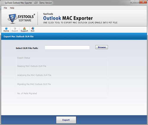 Migrate Outlook 2011 Mac Mails screenshot