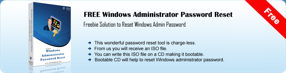 Administrator password remover software